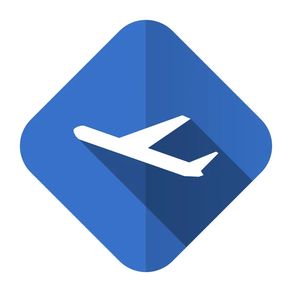 Deparures flat pictogram vliegtuig teken — Stockfoto