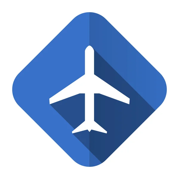 Plane flat icon airport sign — Stock Photo, Image