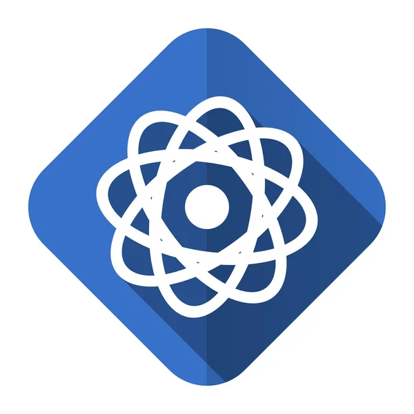 Atom flat icon — Stock Photo, Image