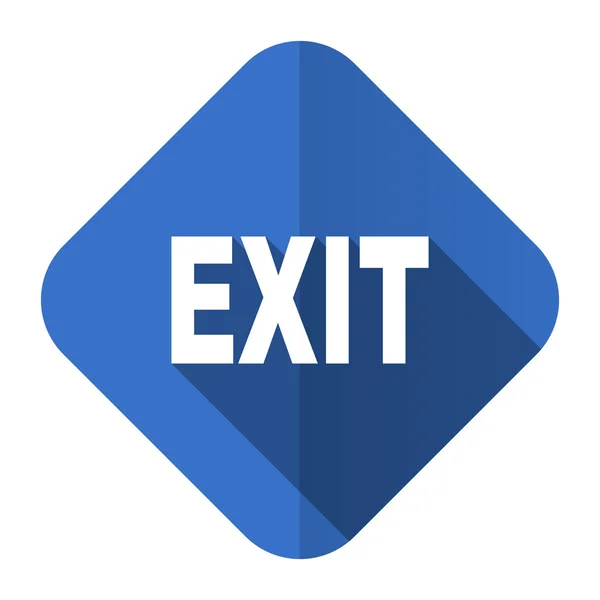 Значок exit flat — стоковое фото