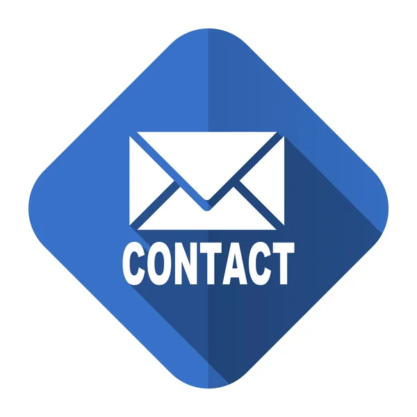 E-mail platte pictogram contact teken — Stockfoto