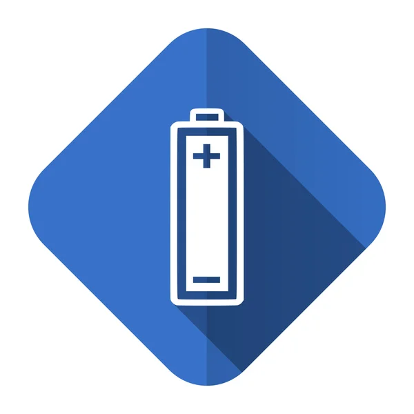 Battery flat icon power sign — Stock Photo, Image