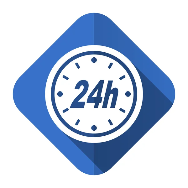 24h flat icon — Stock Photo, Image