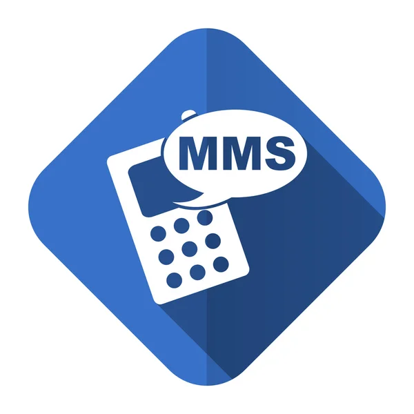 Mms flat icon telefon zeichen — Stockfoto