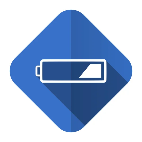 Battery flat icon charging symbol power sign — Stock Photo, Image