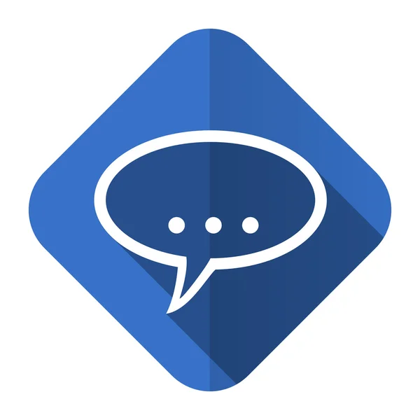 Forum flat icon chat symbol bubble sign — Stock Photo, Image