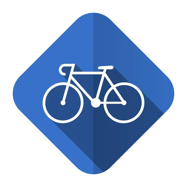 Fiets plat pictogram fiets teken — Stockfoto