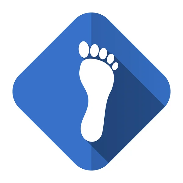 Foot flat icon — Stock Photo, Image
