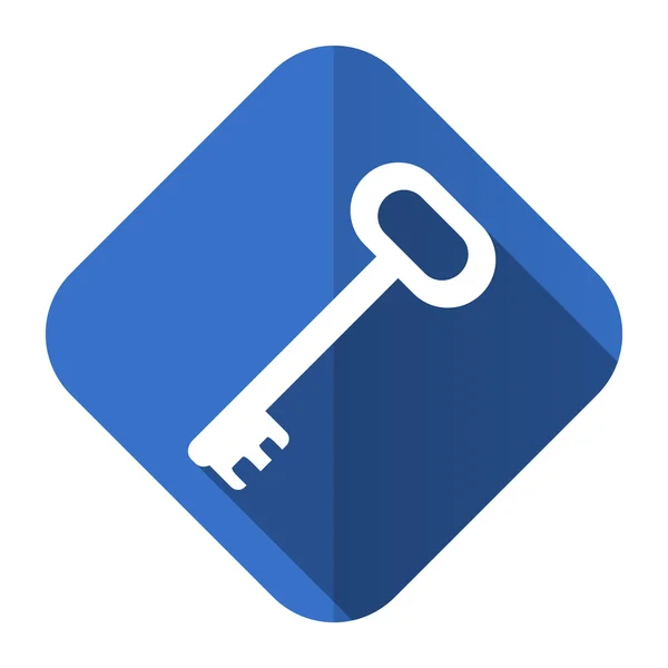 Ícone de chave plana símbolo seguro — Fotografia de Stock