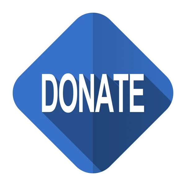 Donate flat icon — Stock Photo, Image