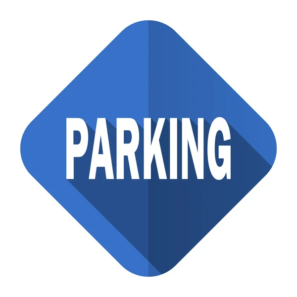 Parking flat icon — Stock Photo, Image