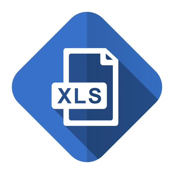 Xls ファイル フラット アイコン — ストック写真