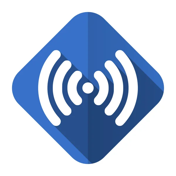 Wifi flat icon wireless network sign — Stock Photo, Image