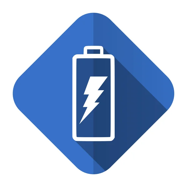 Batterie flache Symbol Power-Zeichen — Stockfoto