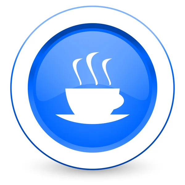 Espresso pictogram warme kop van koffie teken — Stockfoto