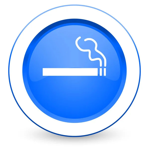 Sigaret pictogram nicotine teken — Stockfoto