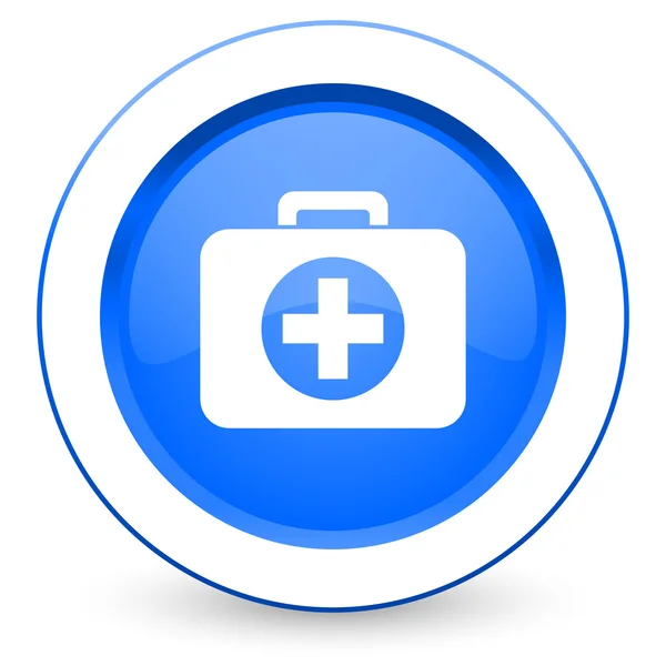 Icono de primeros auxilios hospital icono — Foto de Stock