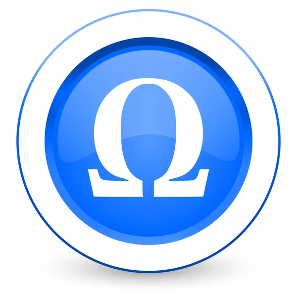 Omega pictogram — Stockfoto