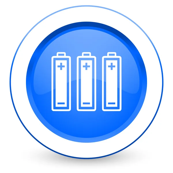 Battery icon power sign — Stock Photo, Image