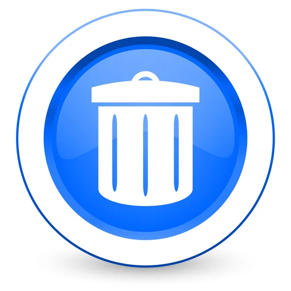 Recycle pictogram recycle bin ondertekenen — Stockfoto