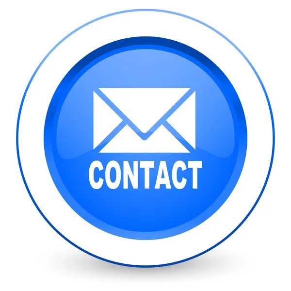 Email kontaktní znak ikony — Stock fotografie