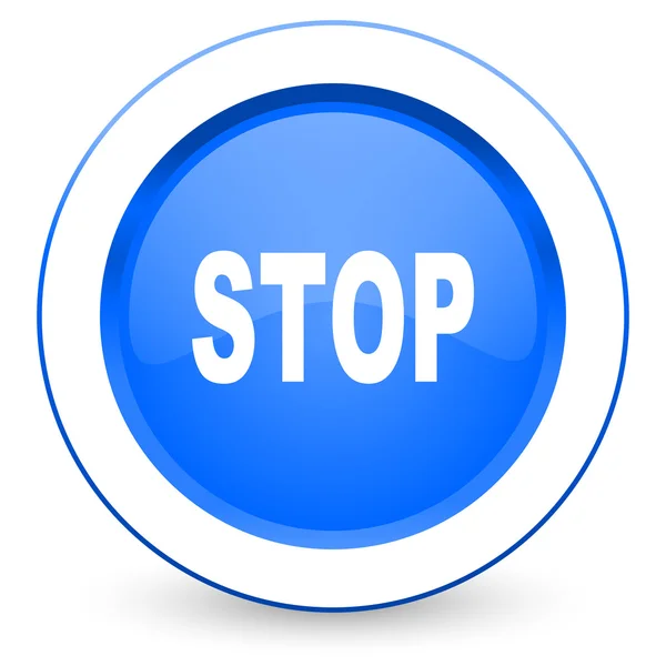 Stop pictogram — Stockfoto