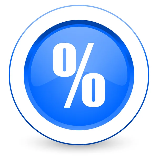 Percent icon — Stock Photo, Image