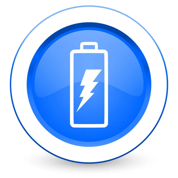 Znamení moci ikony baterie — Stock fotografie