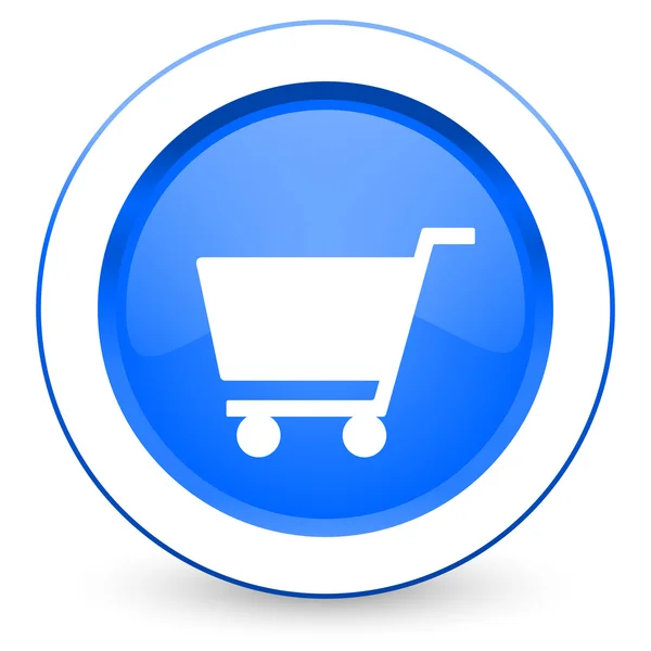 Cart icon shop sign — Stock Photo, Image