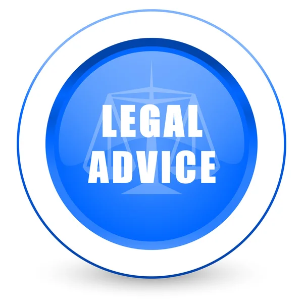 Asesoramiento jurídico icono de la ley signo —  Fotos de Stock