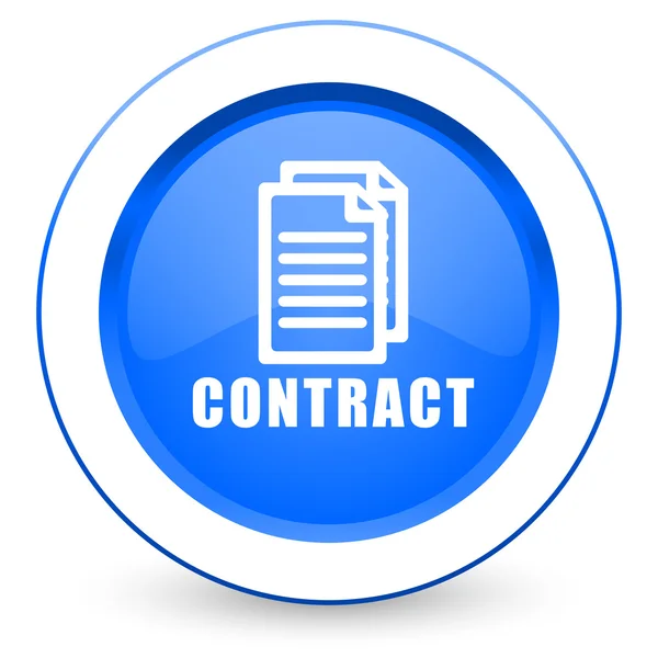 Contract icon — Stock Photo, Image