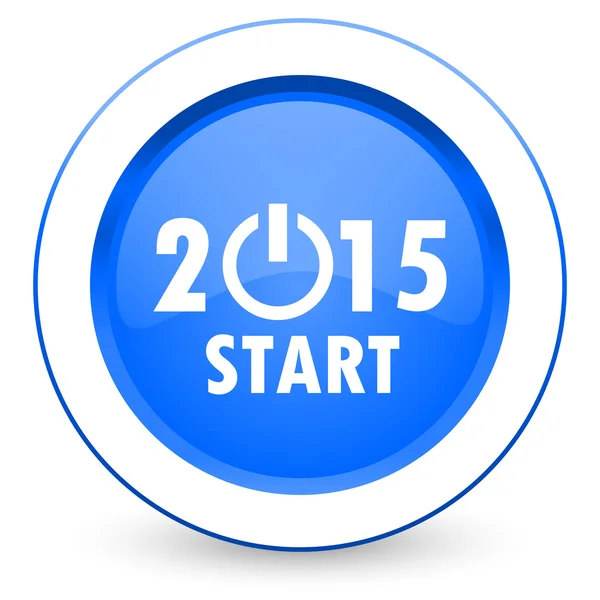 Nytår 2015 ikon nye år symbol - Stock-foto