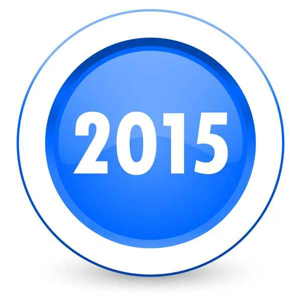 Año nuevo 2015 icono nuevo símbolo de años —  Fotos de Stock