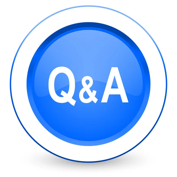 Question answer icon — Stock Photo, Image