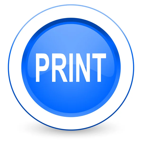 Print icon — Stock Photo, Image