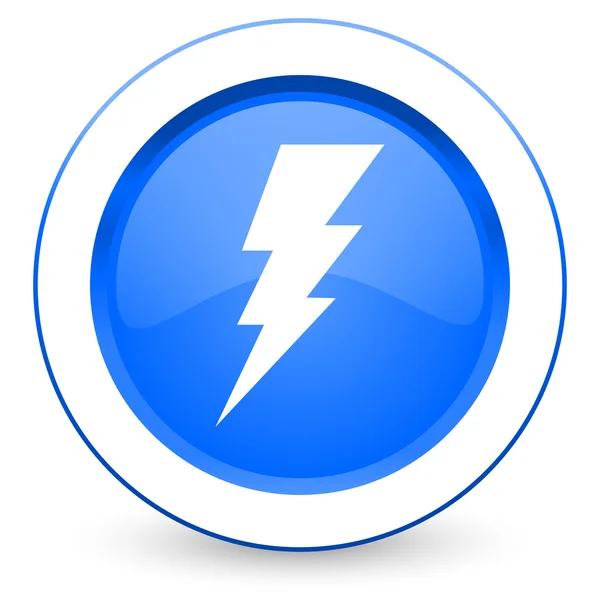 Icona del bullone segno flash — Foto Stock