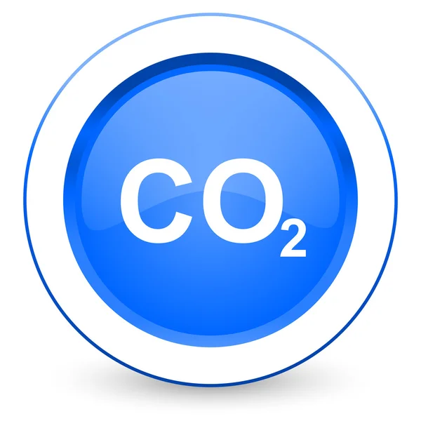 Signo de CO2 de dióxido de carbono icono — Foto de Stock