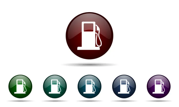 Βενζίνη εικονίδιο βενζινάδικο σημάδι — Φωτογραφία Αρχείου
