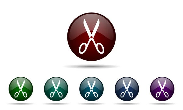 Scissors icon cut sign — Stock Photo, Image