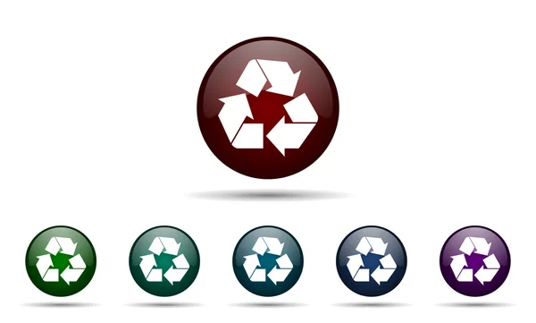 Recycle icon recycling sign — Stock Photo, Image