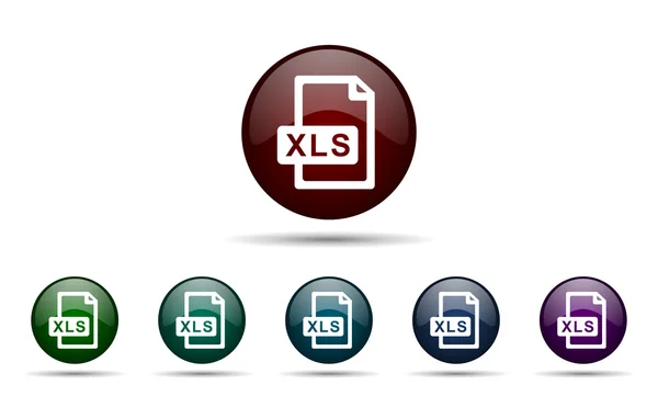 Xls ファイルのアイコン — ストック写真