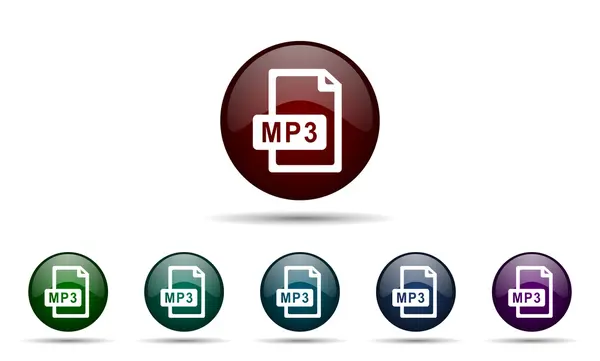 Mp3 file icon — Stock Photo, Image