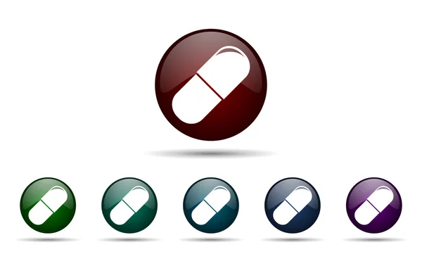 Icono de drogas signo médico —  Fotos de Stock