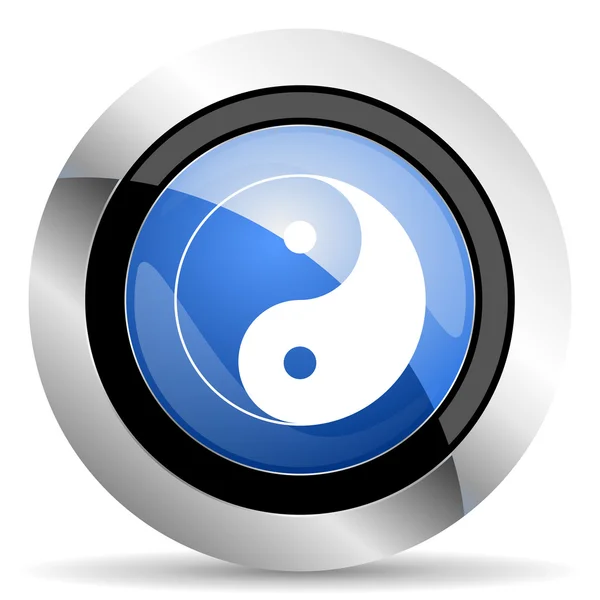 Ying yang pictogram — Stockfoto