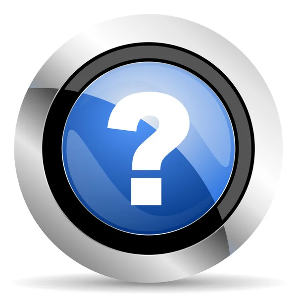 Question mark icon ask sign — Stock Photo, Image