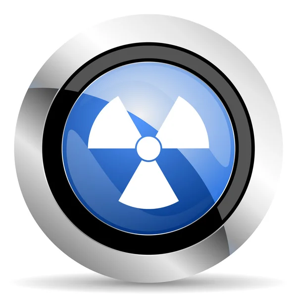 Promieniowania ikona atom znak — Zdjęcie stockowe
