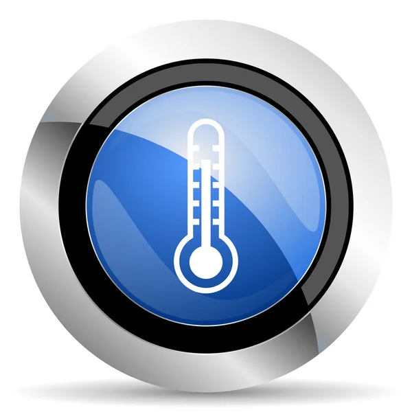 Sinal de temperatura do ícone do termômetro — Fotografia de Stock