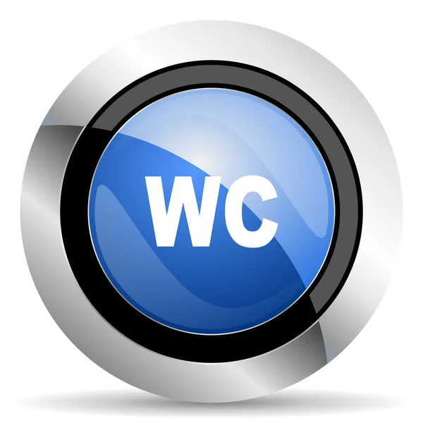 WC icona wc segno — Foto Stock