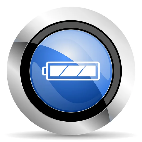 Ícone da bateria símbolo de carregamento sinal de energia — Fotografia de Stock