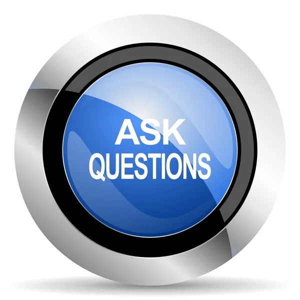 Ask questions icon — Stock Photo, Image